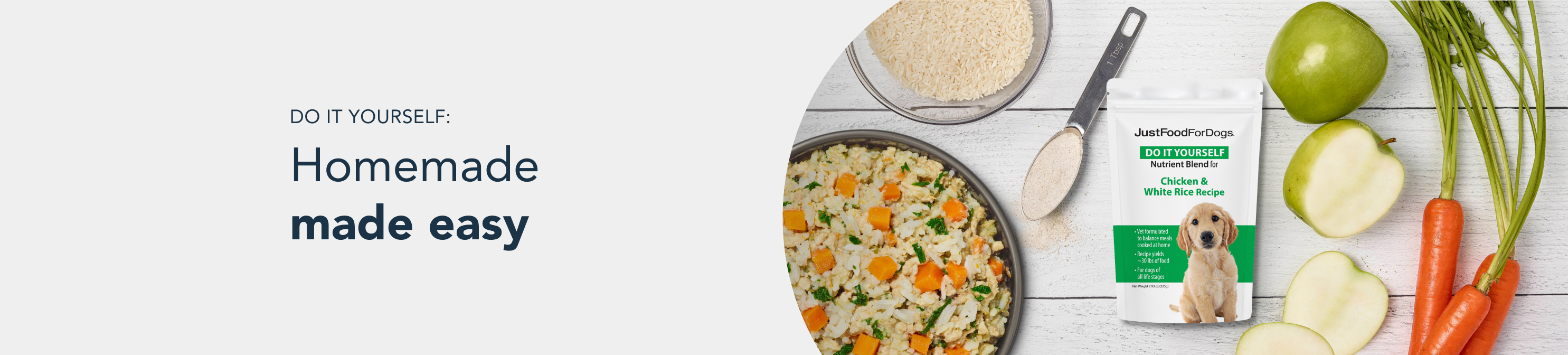 healthy meals for dogs banner tablet